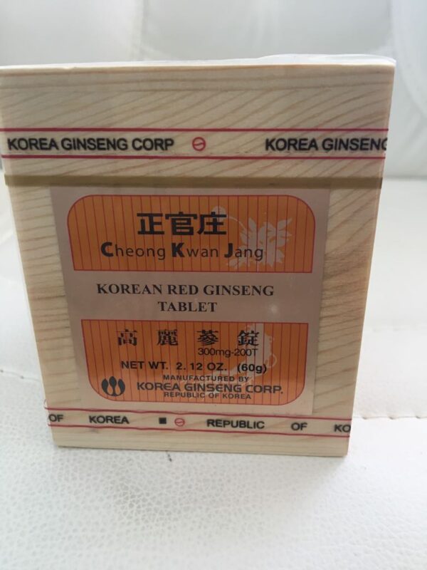 Red Ginseng - Tahta Kutu Kore Kırmızı Ginseng (200 Adet) - Görsel 4