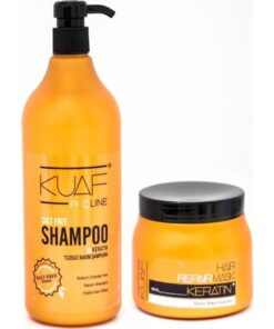 Kuaf Tuzsuz Şampuan 1000 ml + Keratin Maskesi 500 ml