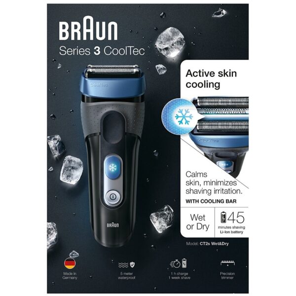 Braun Cooltec Tıraş Makinesi Islak ve Kuru CT2s