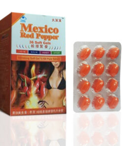 Mexico Red Pepper 36 Soft Jel 800 Mg