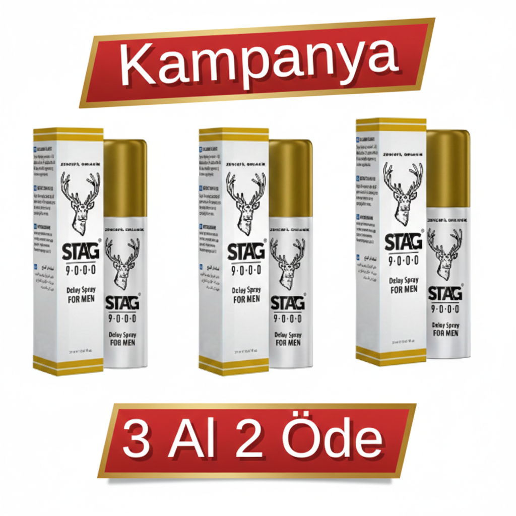 Erkek Spreyi Delay Stag 9000 - Görsel 3