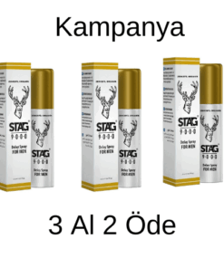 3 KUTU Erkek Spreyi Delay Stag 9000
