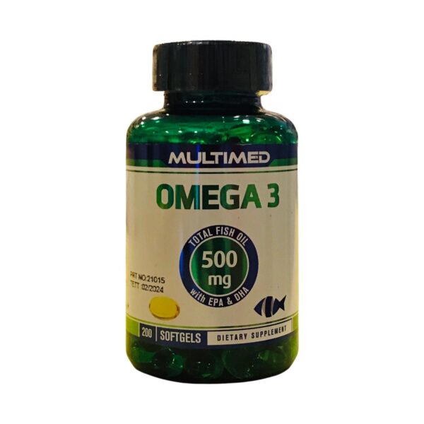 Multimed Omega 500 mg Balık Yağı 200 Adet Soft Jel